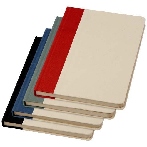 Blocco note formato A5 con copertina rigida in carta derivante dalla canna da zucchero Liliana - 107923