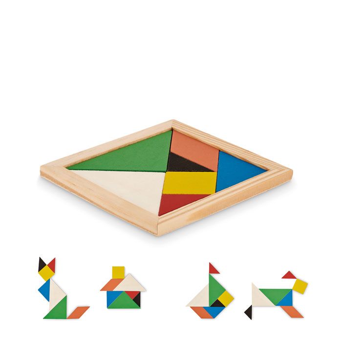 TANGRAM. Puzzle Tangram in legno - MO6693