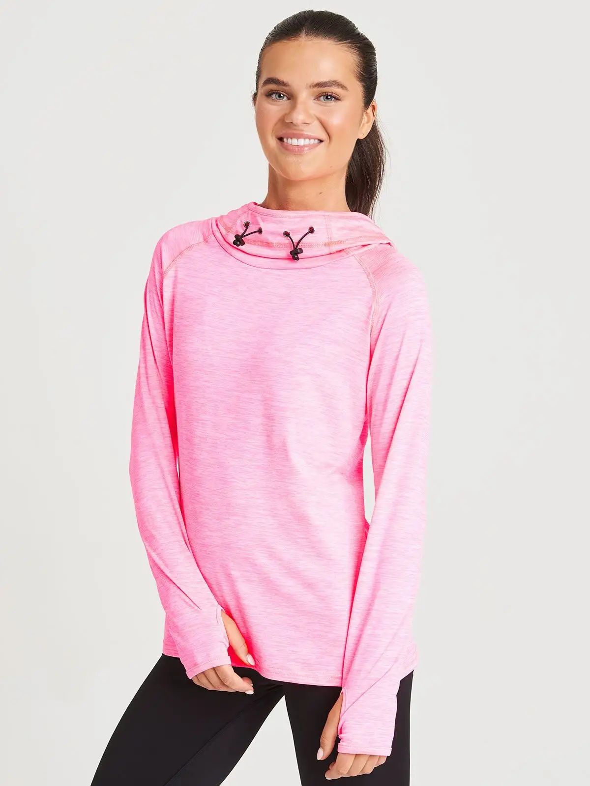 Felpa da donna con cappuccio e collo ad anello - Awdis Just Cool - JC038