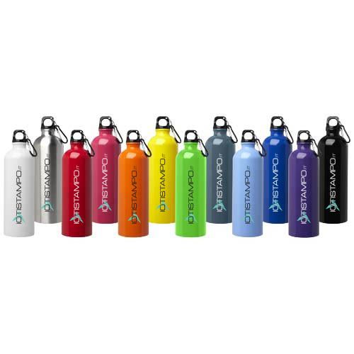 Borraccia Oregon da 750 ml a Parete Singola in Acciaio Inossidabile con Moschettone