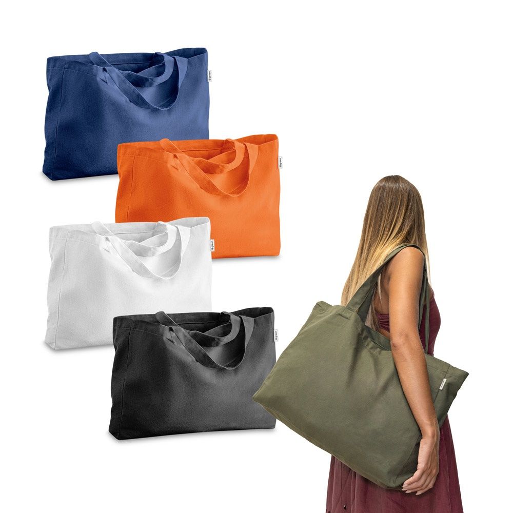 CAMDEN. Borsa in cotone (50%), cotone riciclato (30%) e poliestere (20% rPET) (280 g/m²) - 92327