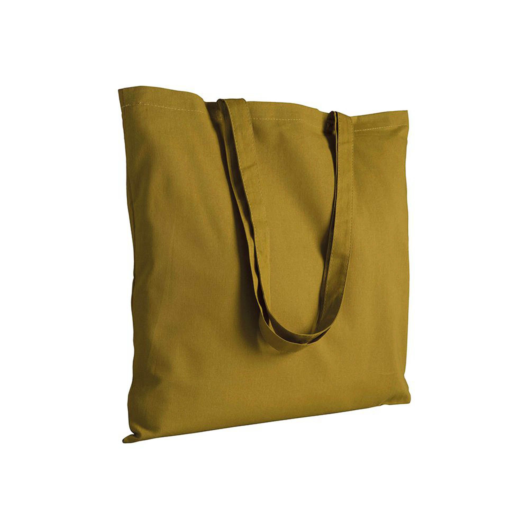 Shopper in cotone, manici lunghi - 00539
