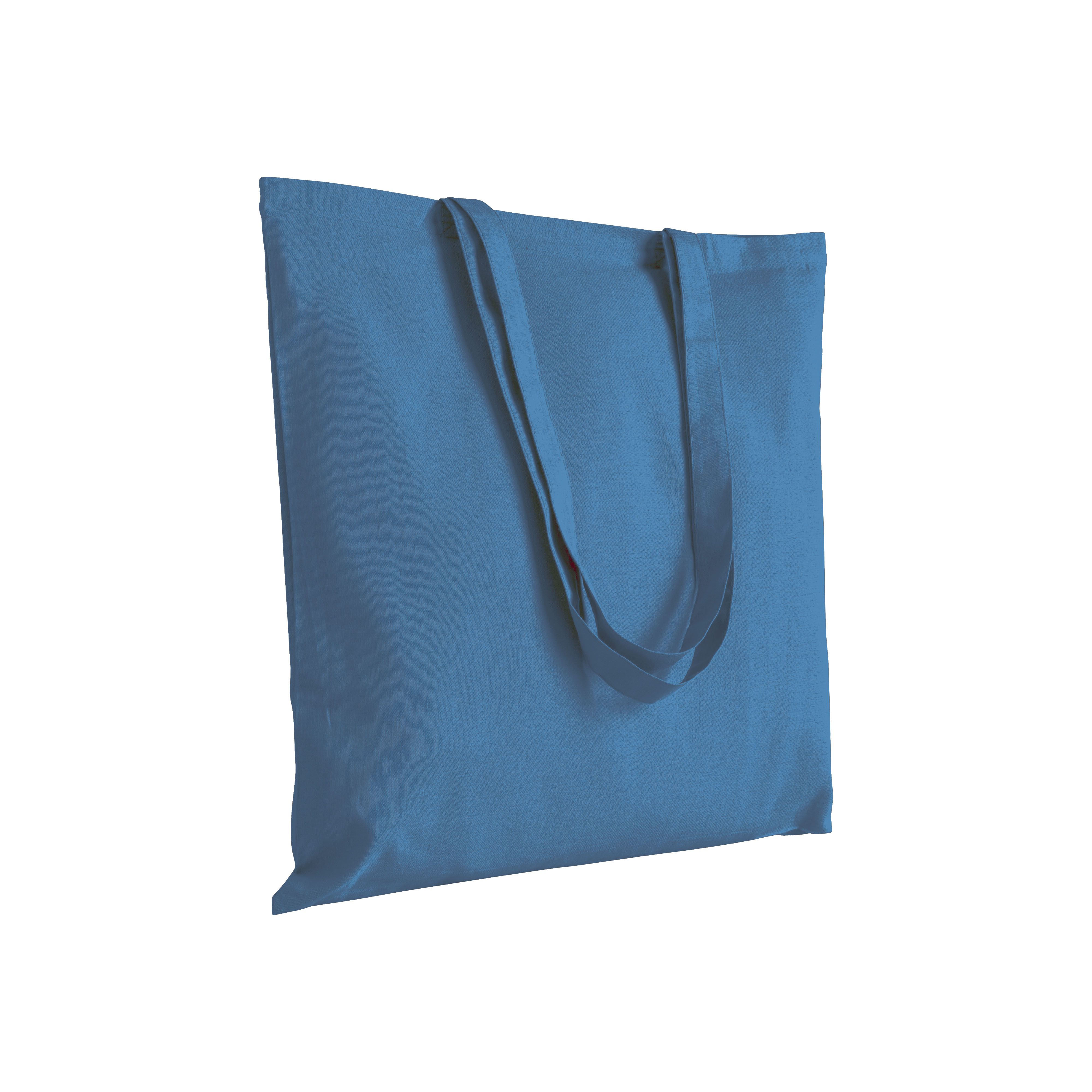Shopper in cotone/poliestere riciclato 180 g/m2, manici lunghi - 24103