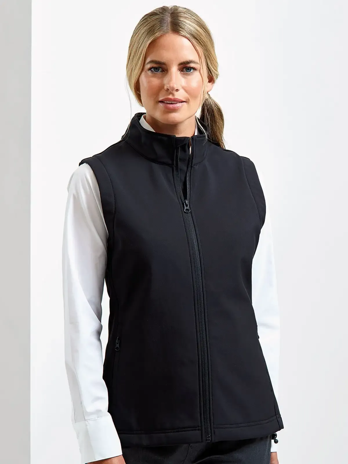Gilet softshell da donna a due strati con interno in pile - Premier - PR816