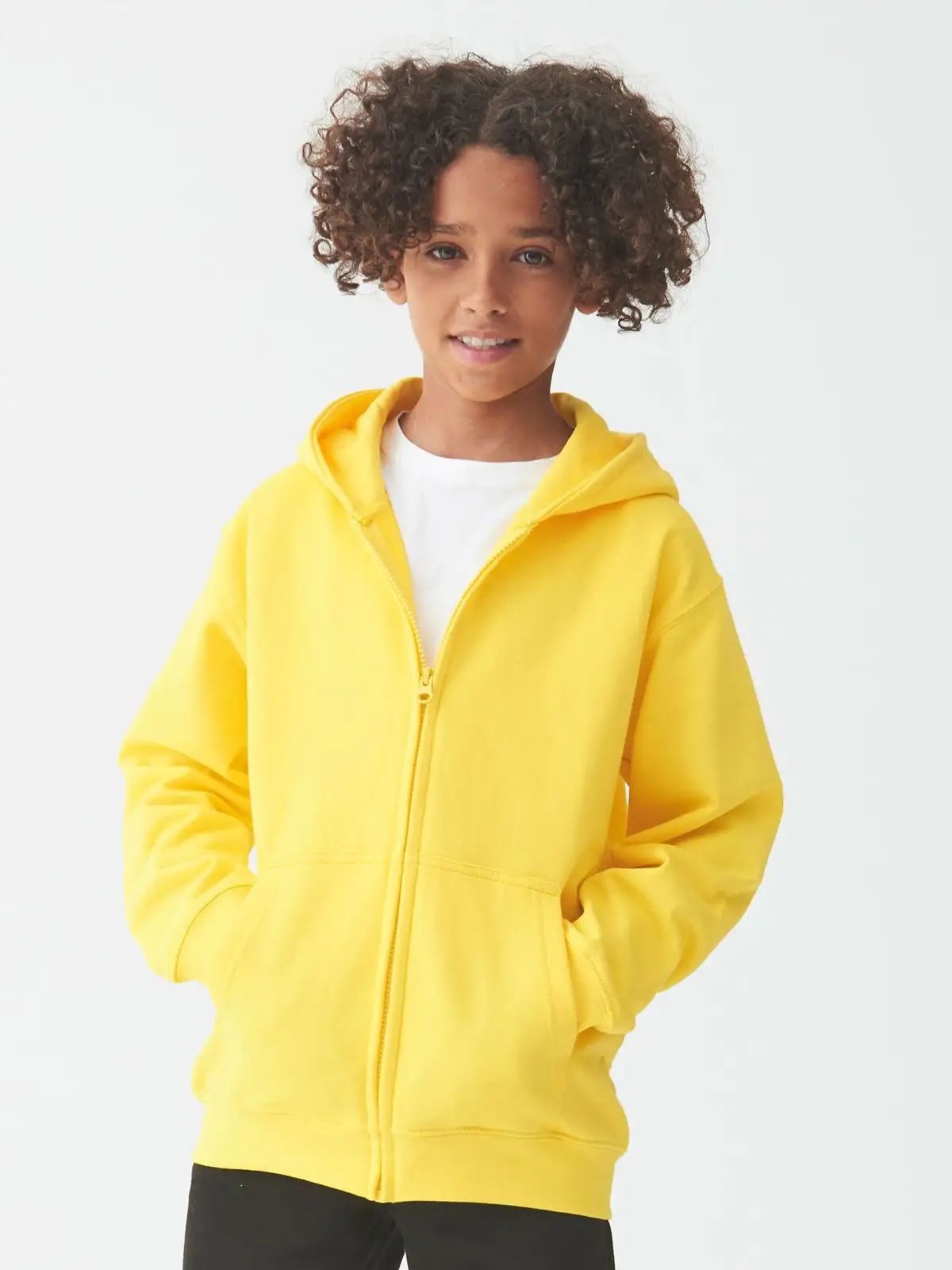 Felpa da bambino Zoodie con cappuccio a doppio strato e cerniera - Awdis Just Hoods - JH050J