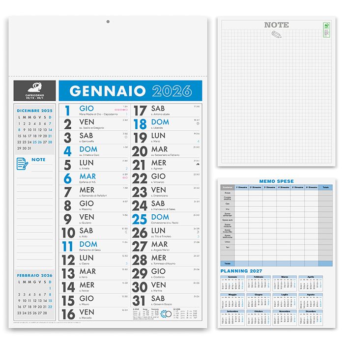 Calendario olandese Notes - PA636