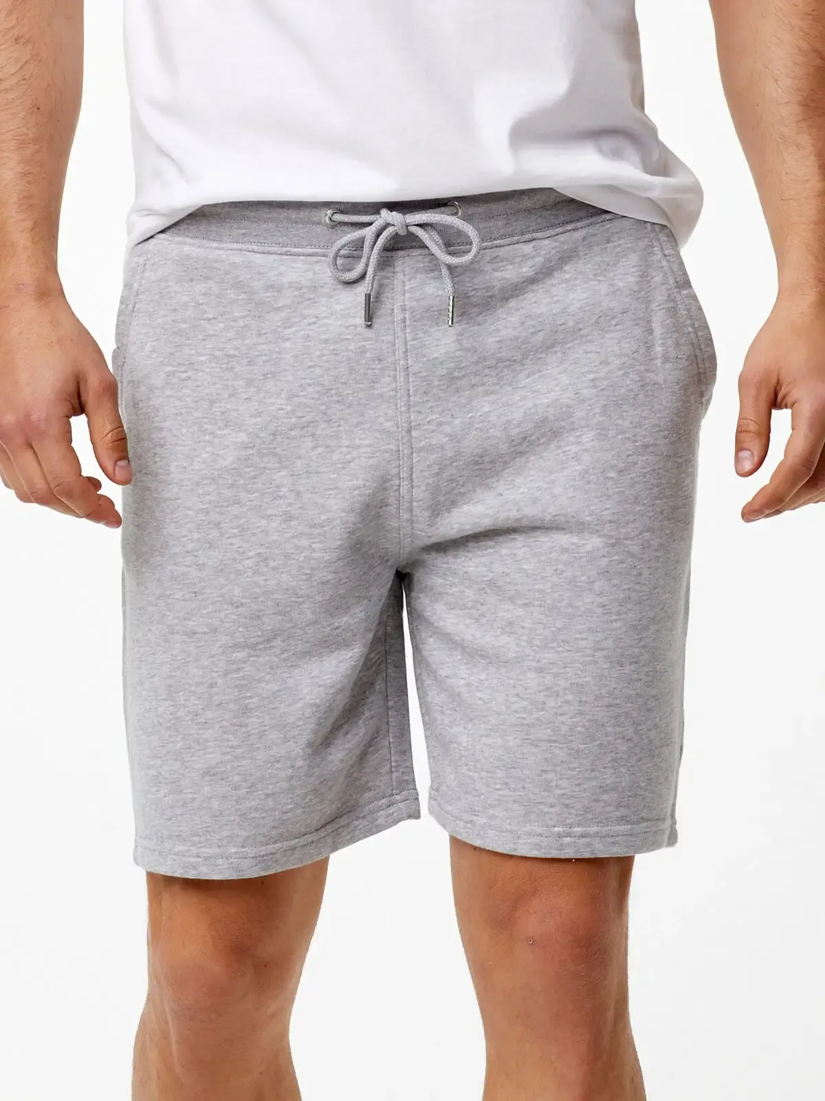 Pantaloncini in felpa french terry e tasche foderate in single jersey - Bs - BS402