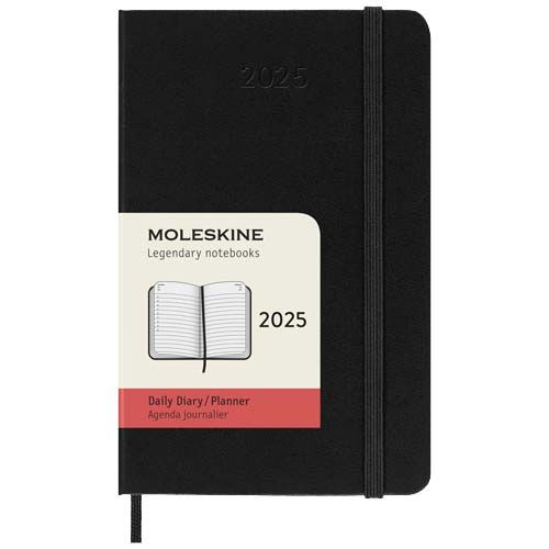 Agenda giornaliera tascabile 12 mesi con copertina rigida Moleskine - 107946
