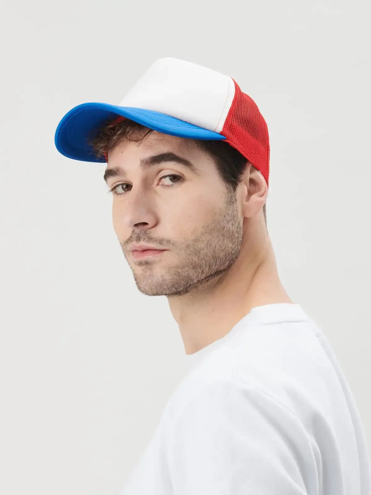 Cappellino trucker Glam a 5 pannelli in poliestere - Bs - BS610