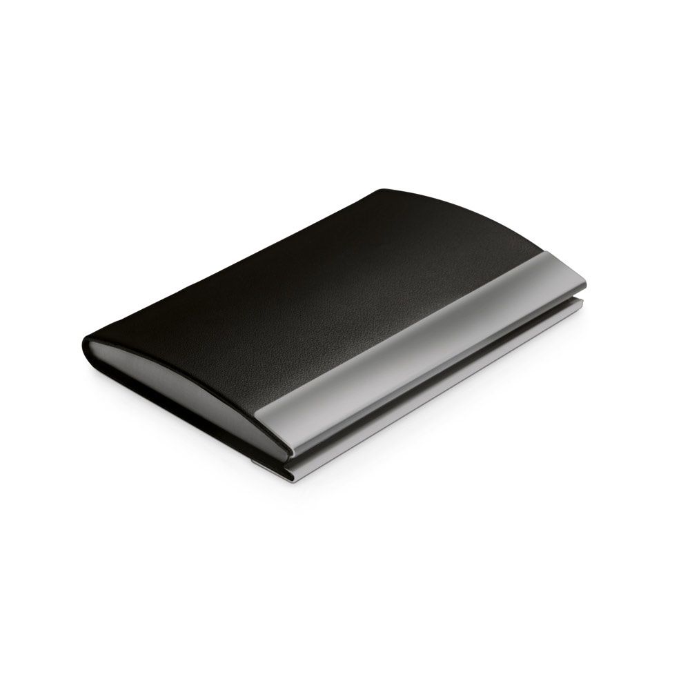 SANDLER. Portacarte in metallo e PU - 93309