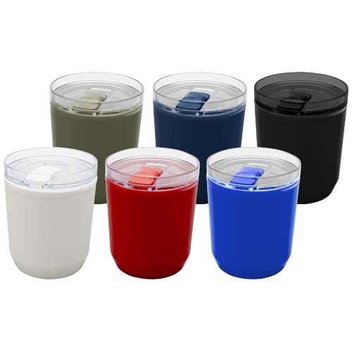 Bicchiere a doppia parete in plastica riciclata da 180 ml Hudson - 100852