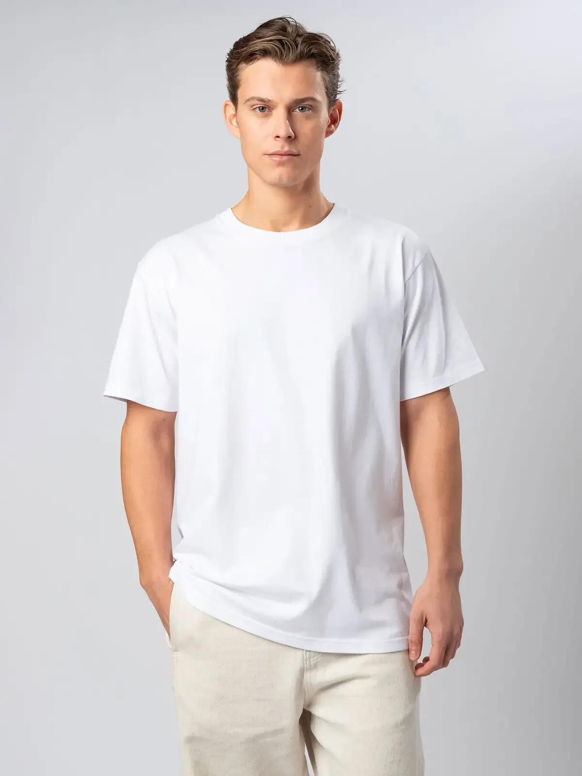 T-shirt Rock Organic in cotone pesante ecosostenibile con struttura tubolare - Black Spider - BS025