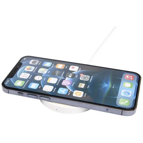 Stazione di ricarica wireless in plastica riciclata da 15 W Freal - 124434
