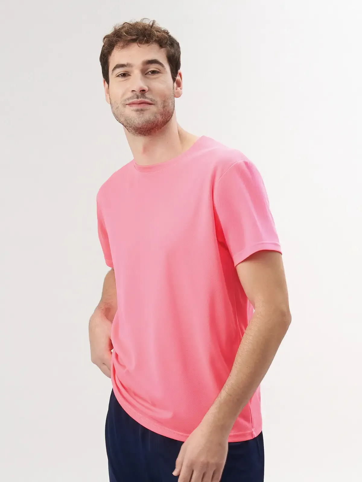 T-shirt sportiva tecnica a manica corta, girocollo, manica set-in - Sprintex - SP110