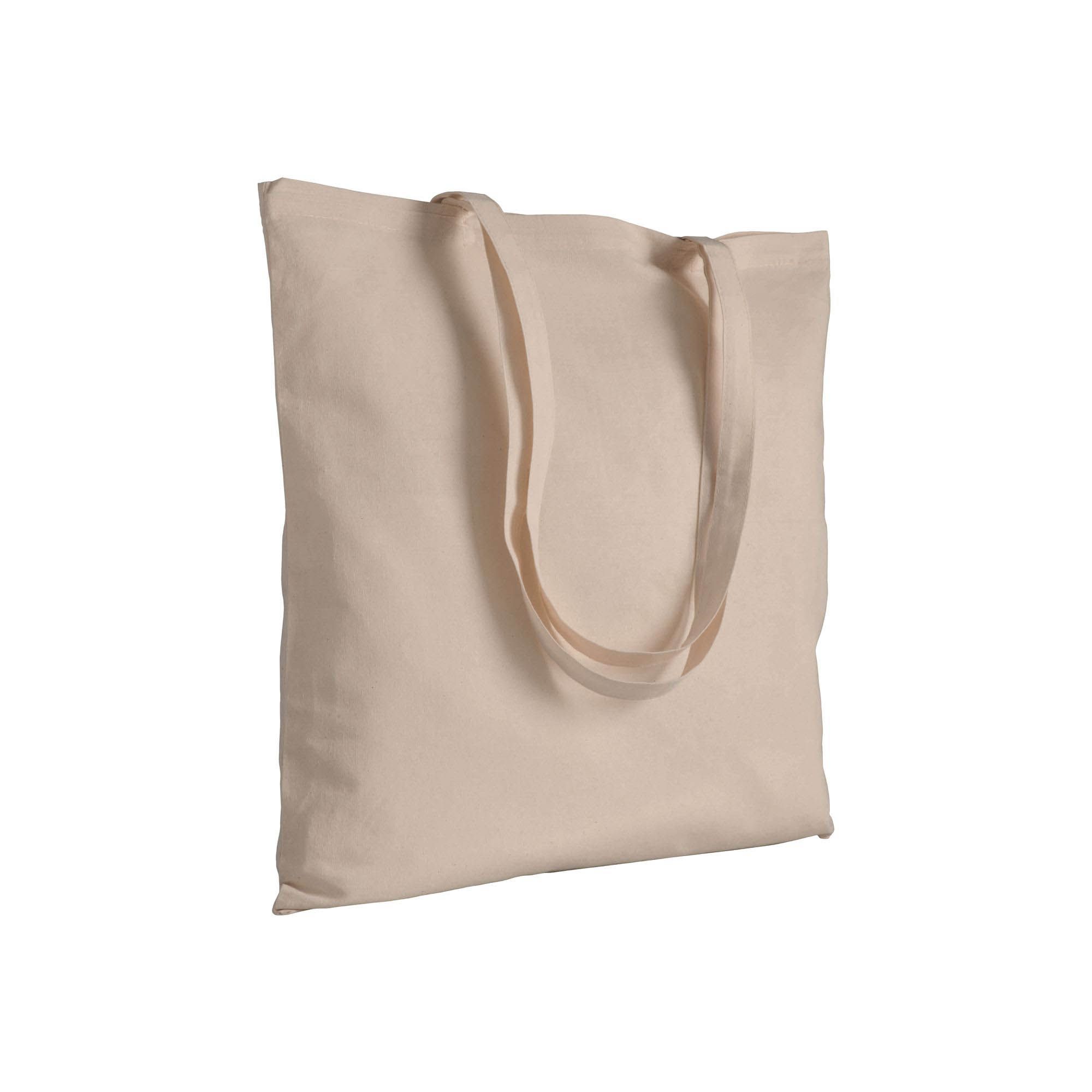 Shopper in cotone 100 g/m2, manici lunghi - 21131