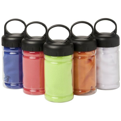 Asciugamano rinfrescante in contenitore PET Remy - 126170