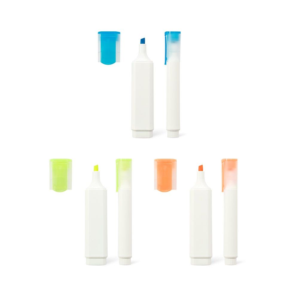 FLETCHER. Evidenziatore PP con finitura lucida - 91985