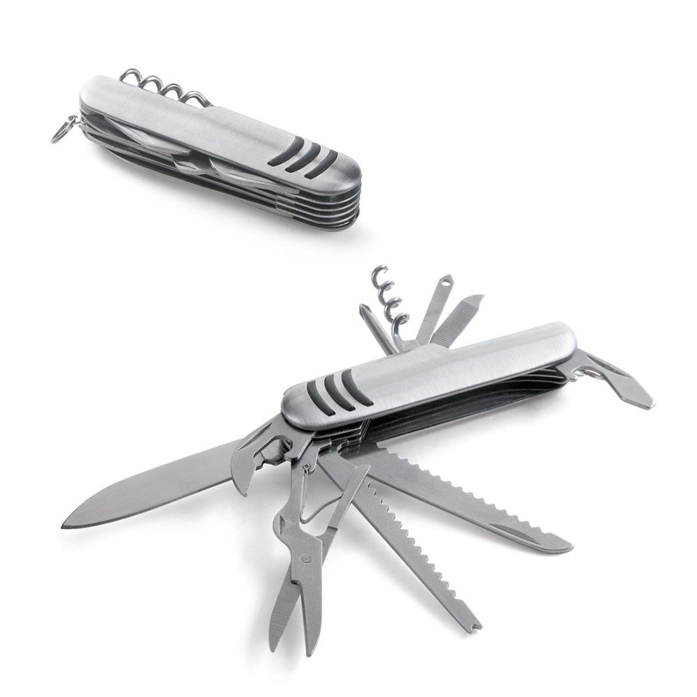 KAPRUN. Coltello tascabile multifunzione in acciaio inossidabile e metallo - 94147