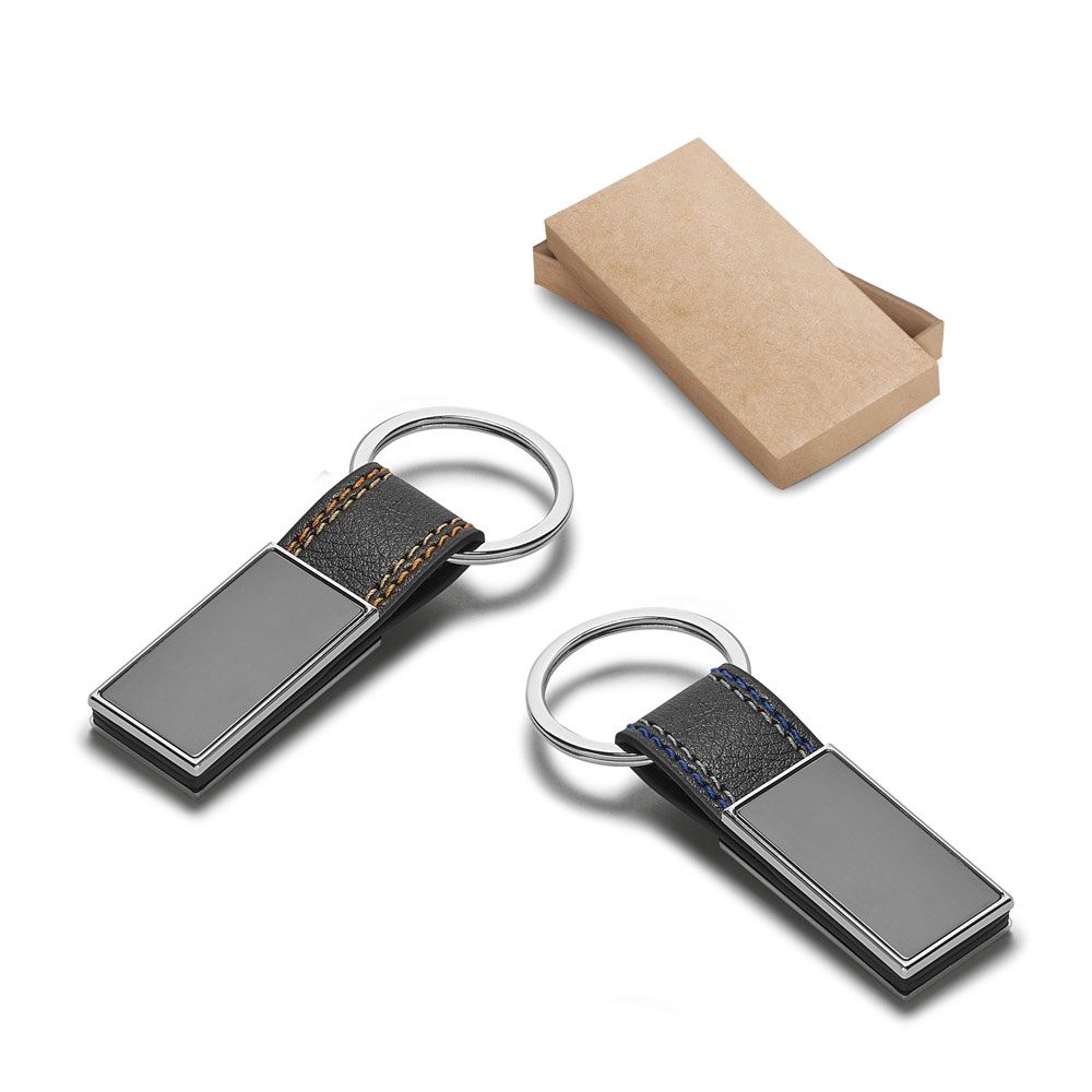 BALE. Portachiavi in metallo e PU - 93143