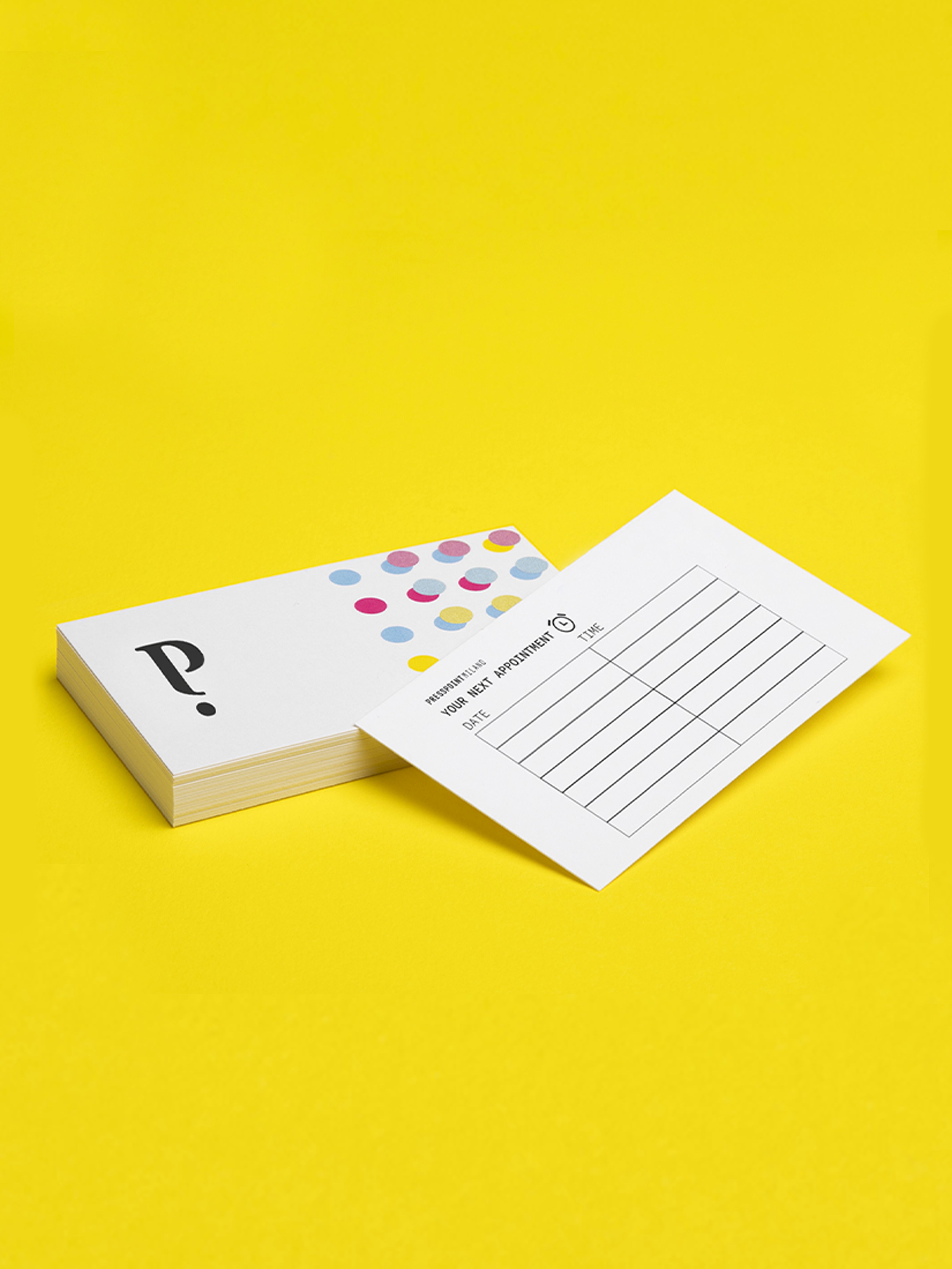 Cartoncino appuntamento