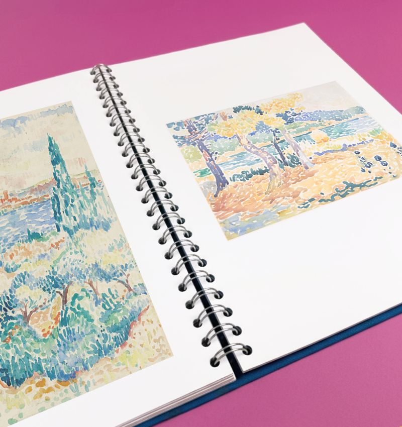 Libri d'arte e di design con Spirale metallica