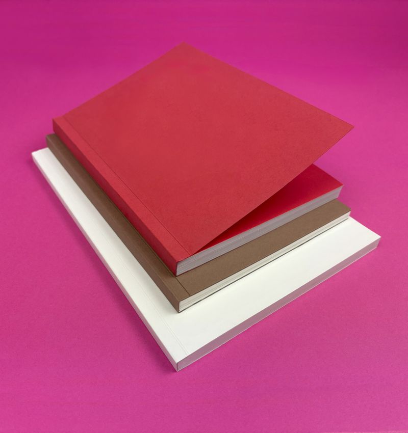 Fanzine e magazine con Brossura Pur e copertina colorata