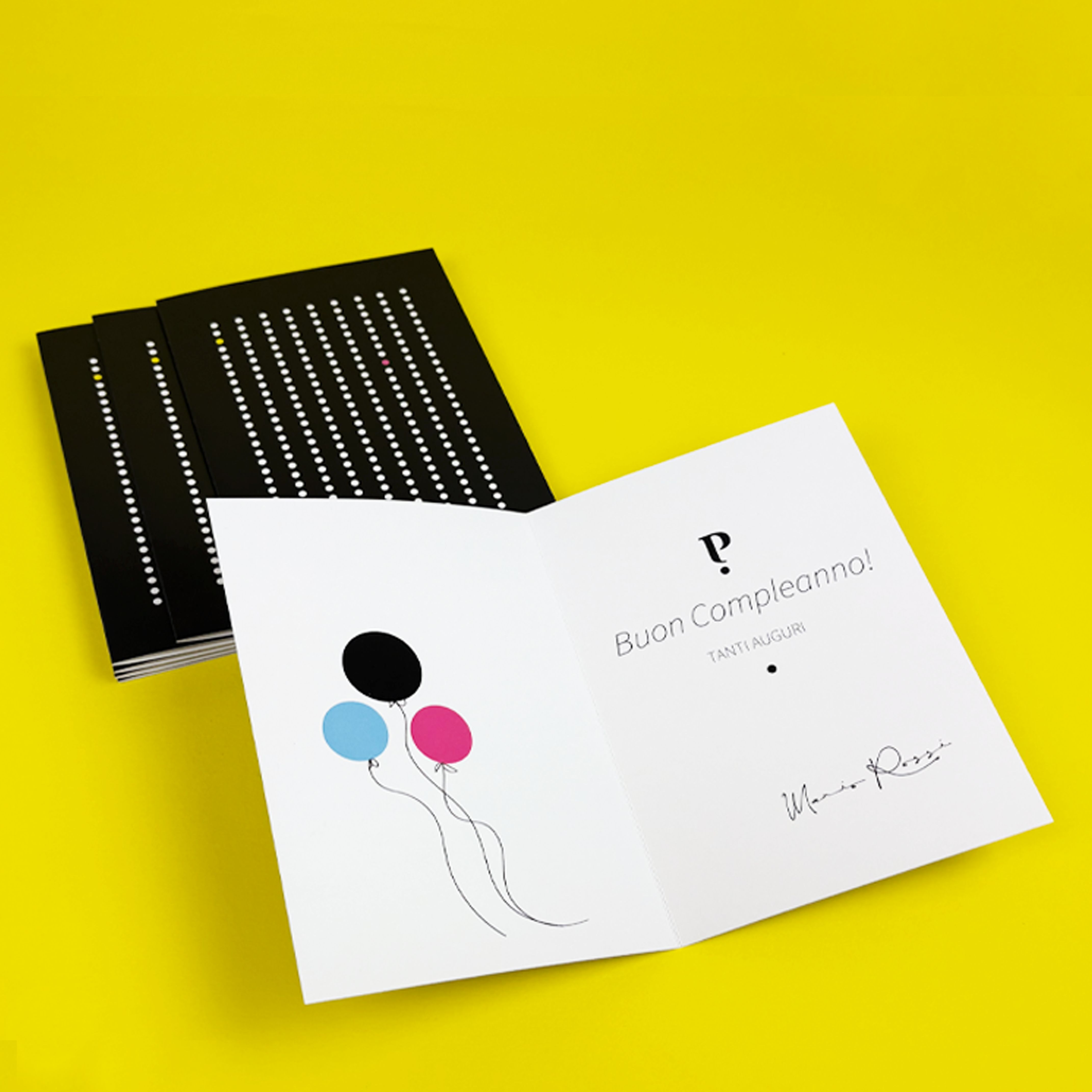 Biglietti d'auguri piegati