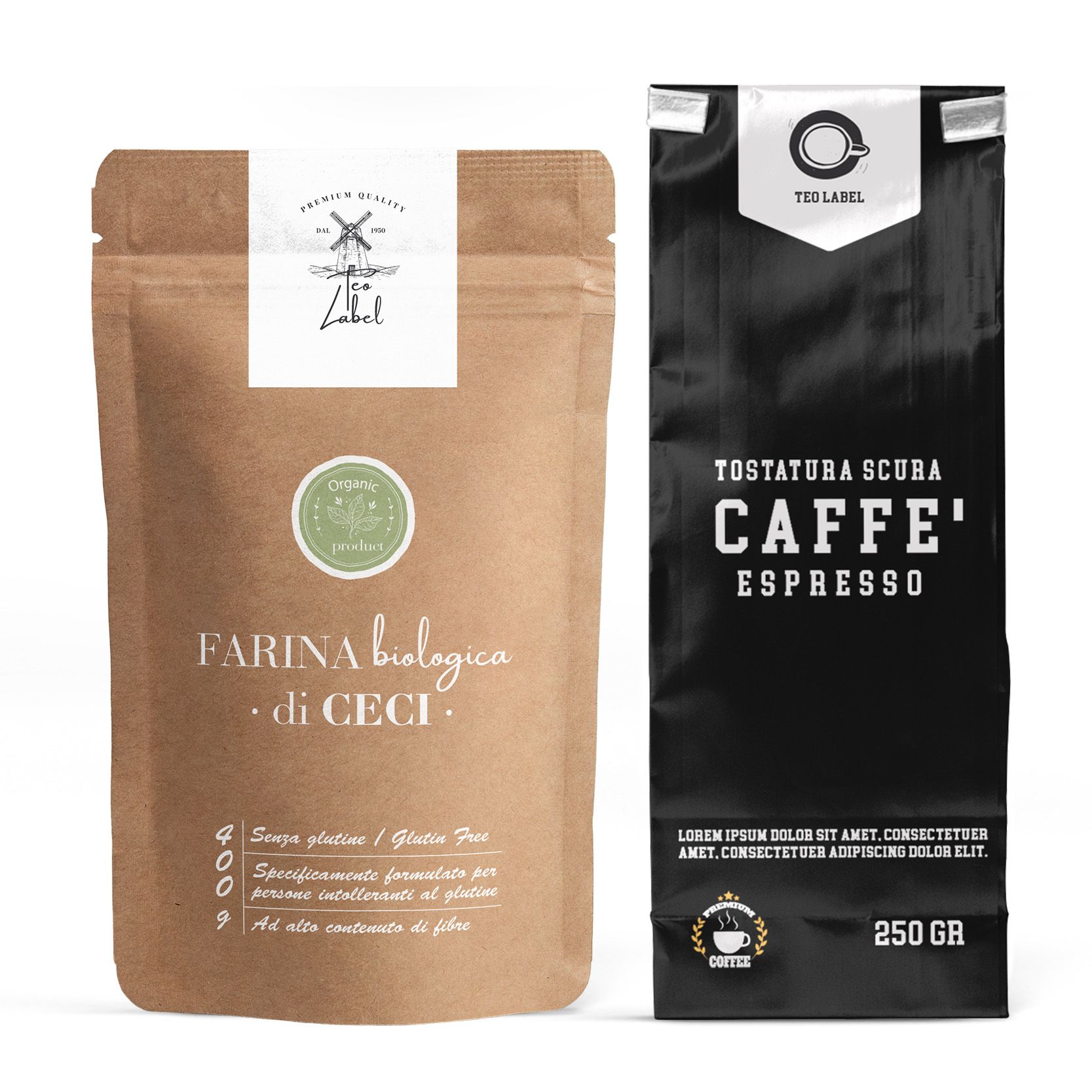 Etichette Bollini e Chiudipacco