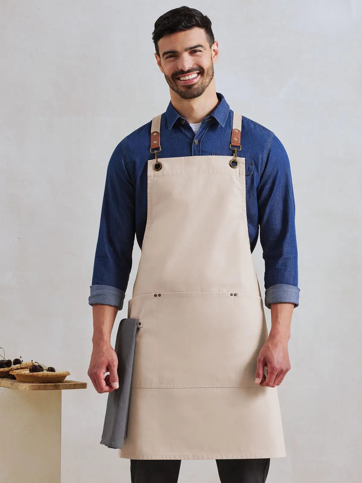 Grembiule intero con incrocio sulla schiena 'Clip 'n' clasp' - Premier