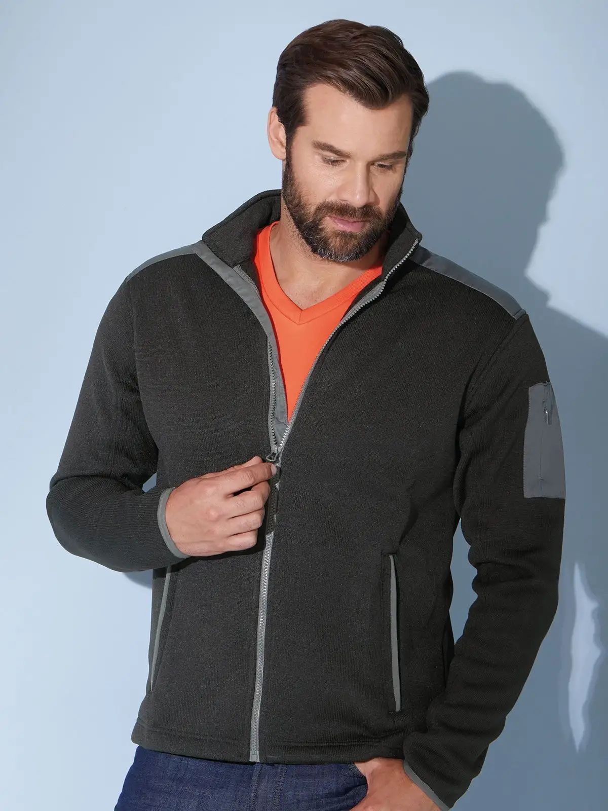Men's Knitted Fleece Jacket - Daiber