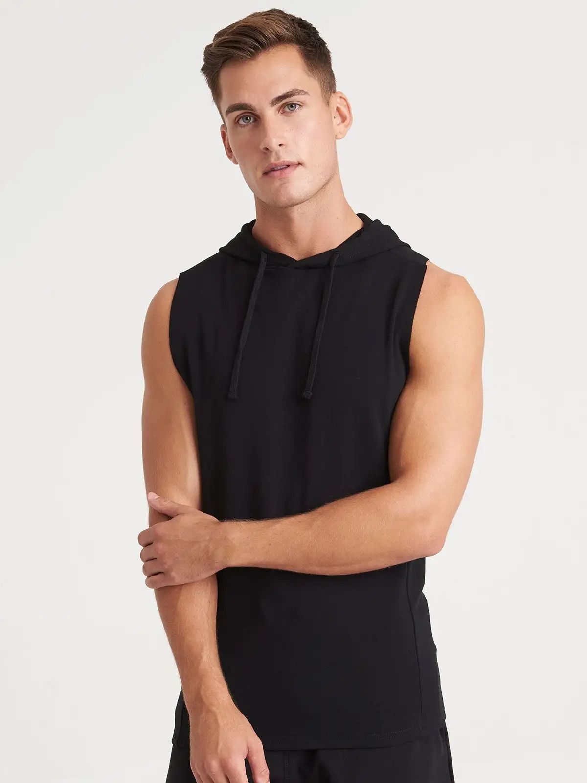 Urban Sleeveless Muscle Hoodie - Just Cool by AWDis