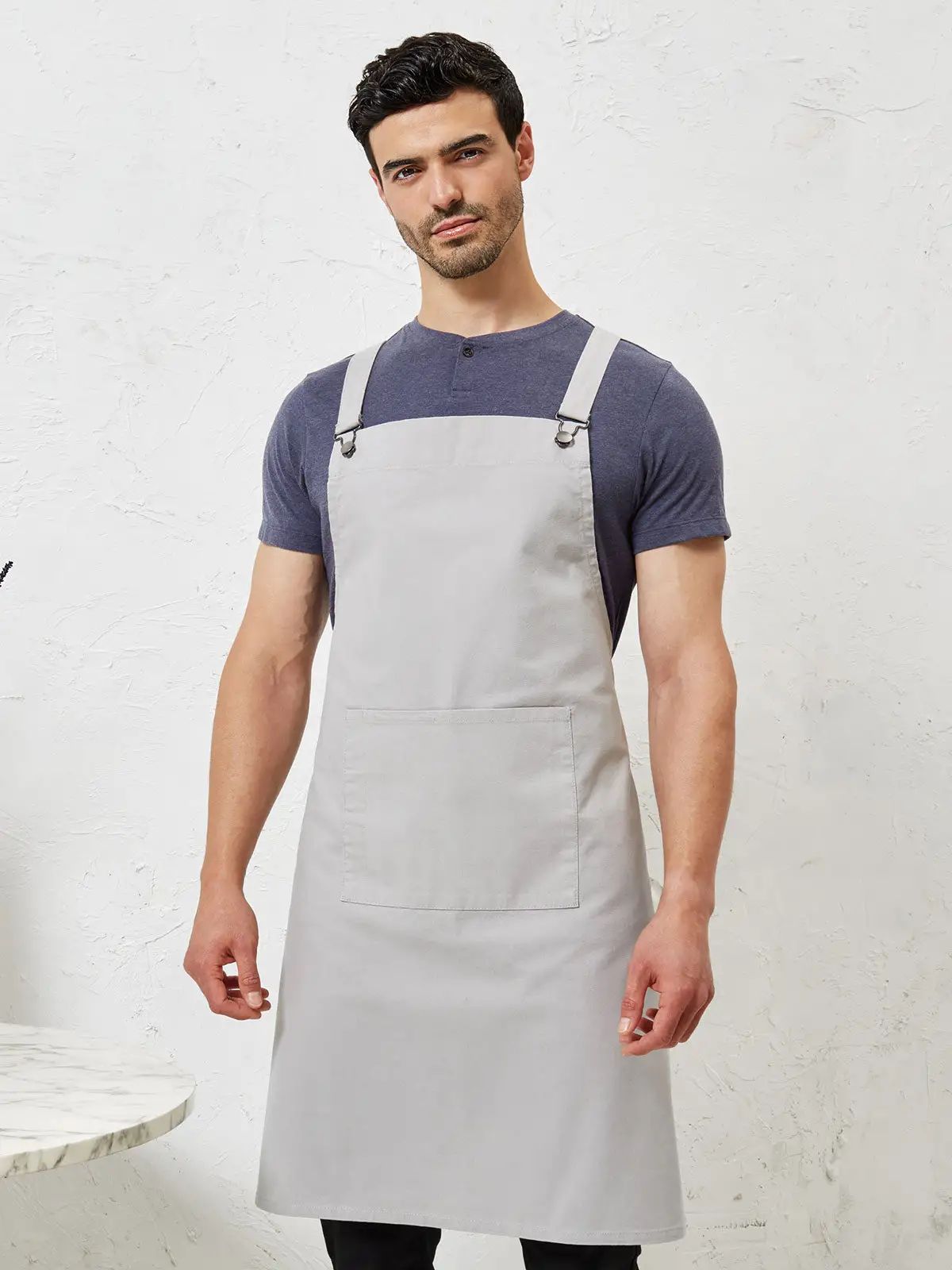 Cross Back "Barista" Bib Apron - Premier