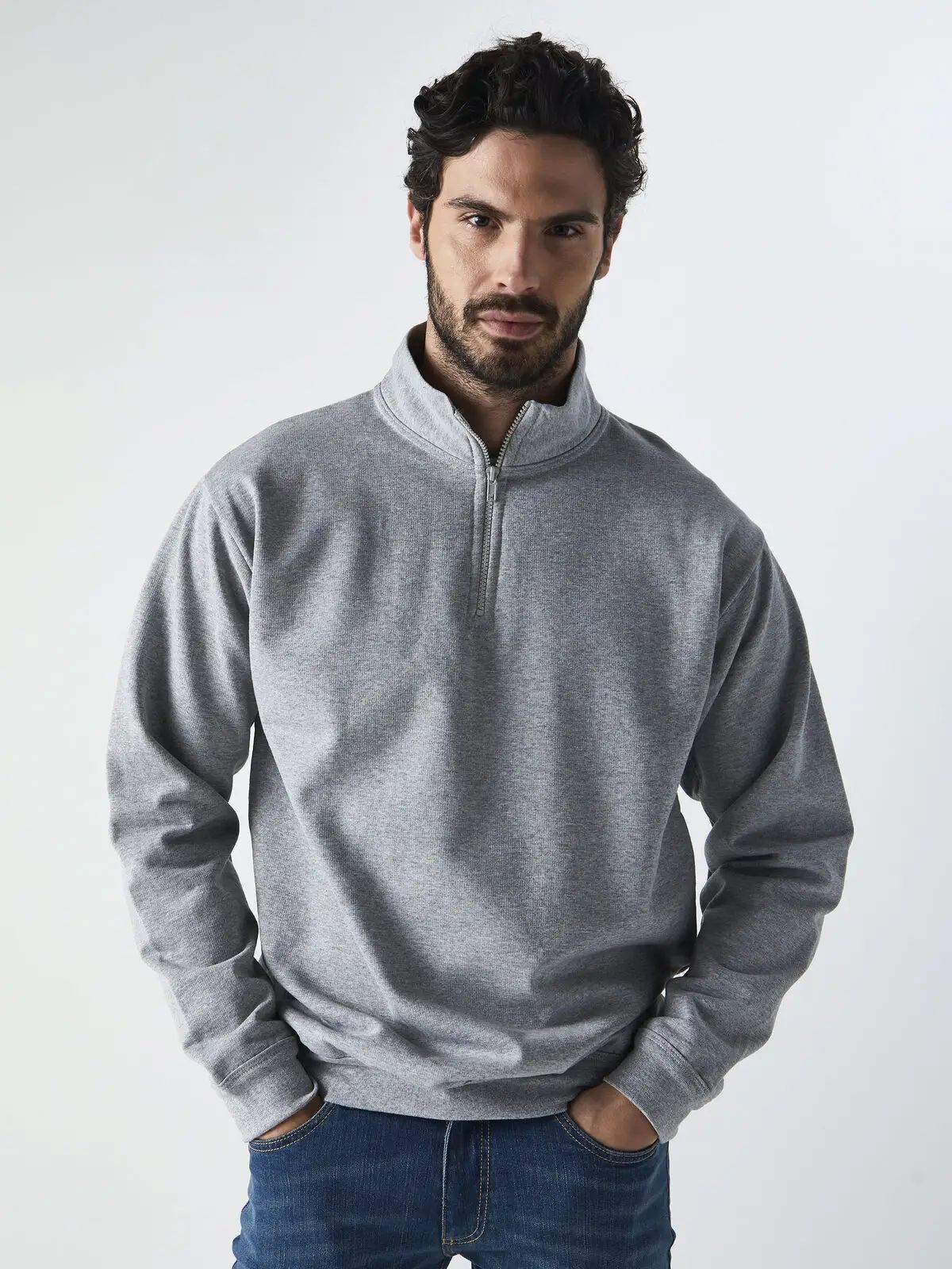 Zip Neck Sweat - Colore Italiano
