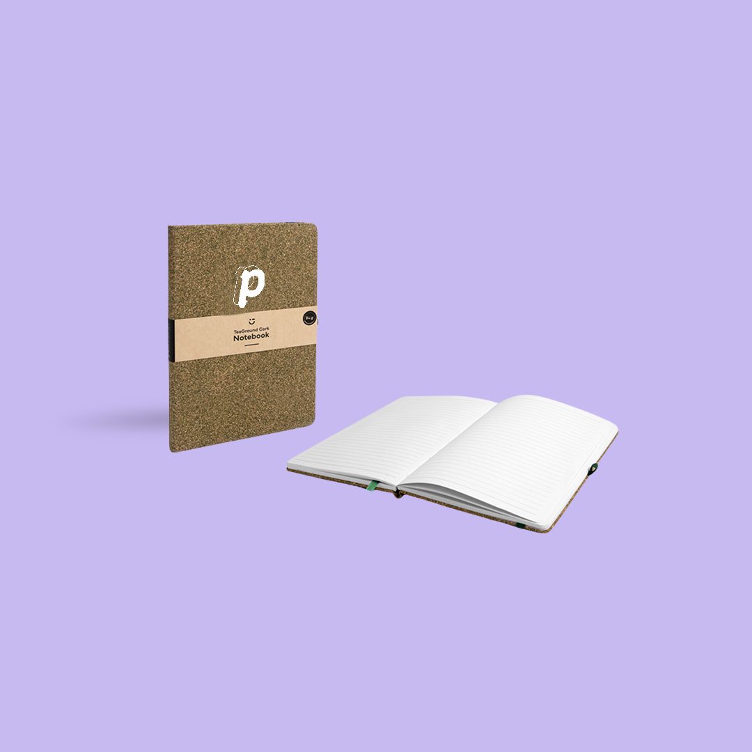 Quaderni per appunti realizzati con scarti di foglie di tè