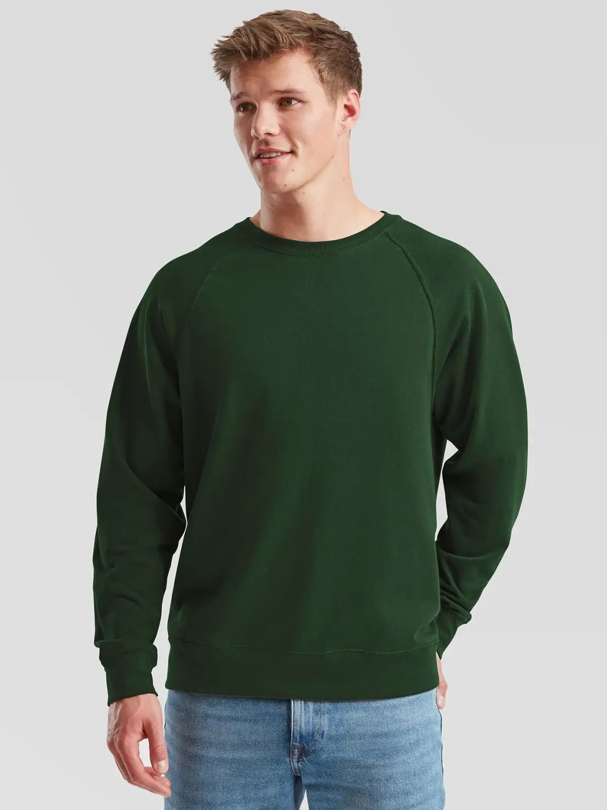Lightweight Raglan Sweat - Fruit of the Loom