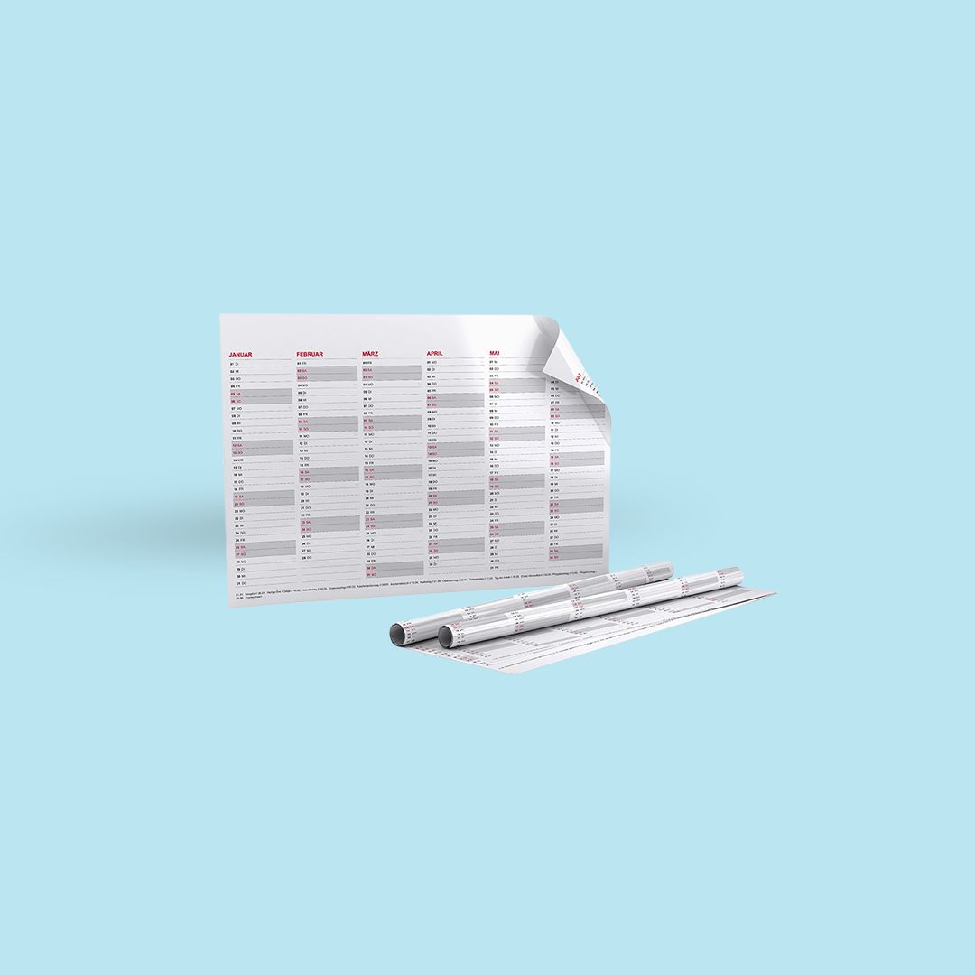 Planner annuale (stampa su fronte e retro)