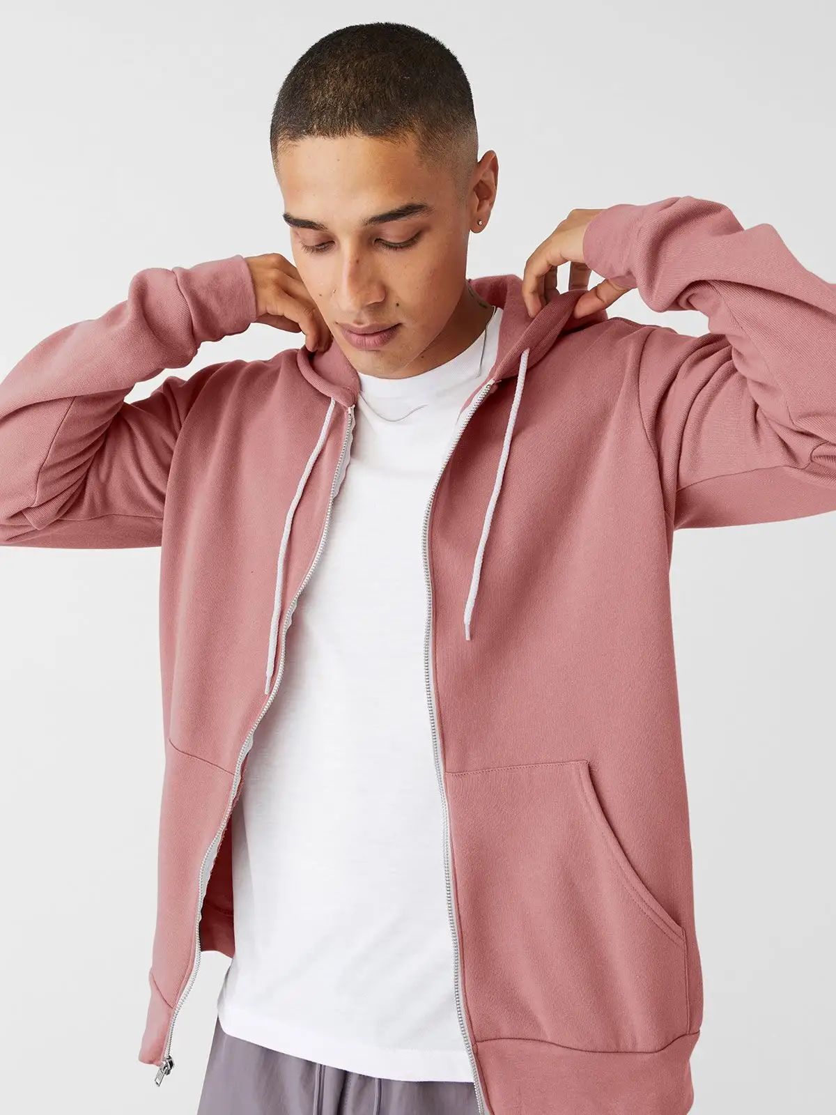 Unisex Sponge Fleece Full-Zip Hoodie - Bella+Canvas