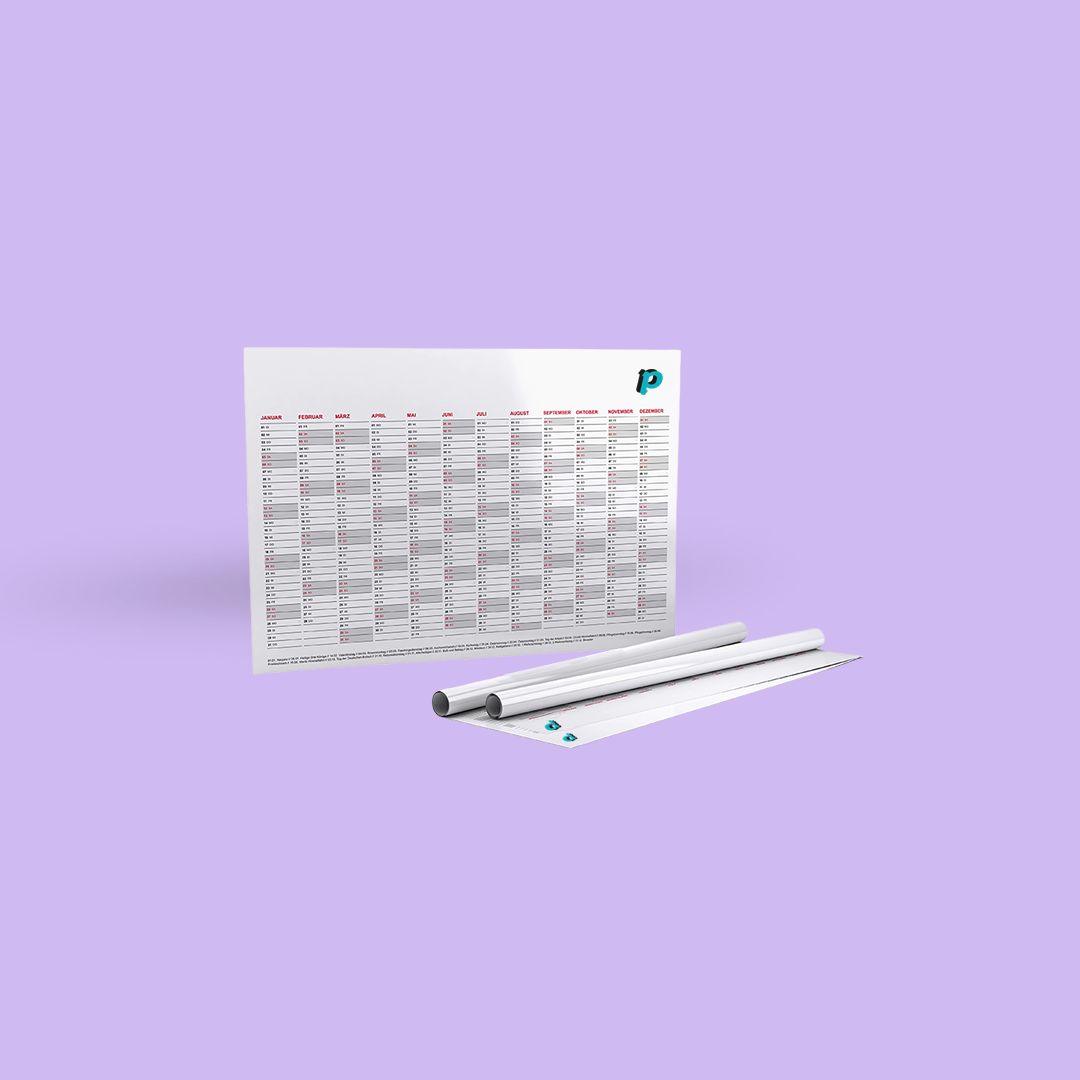 Planner annuale (stampa sul fronte)