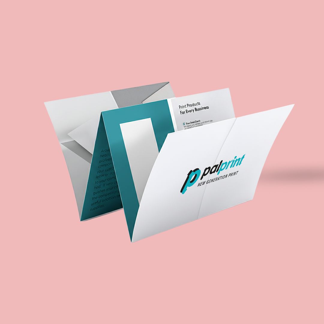 Pieghevoli, piega orizzontale a fisarmonica e a croce