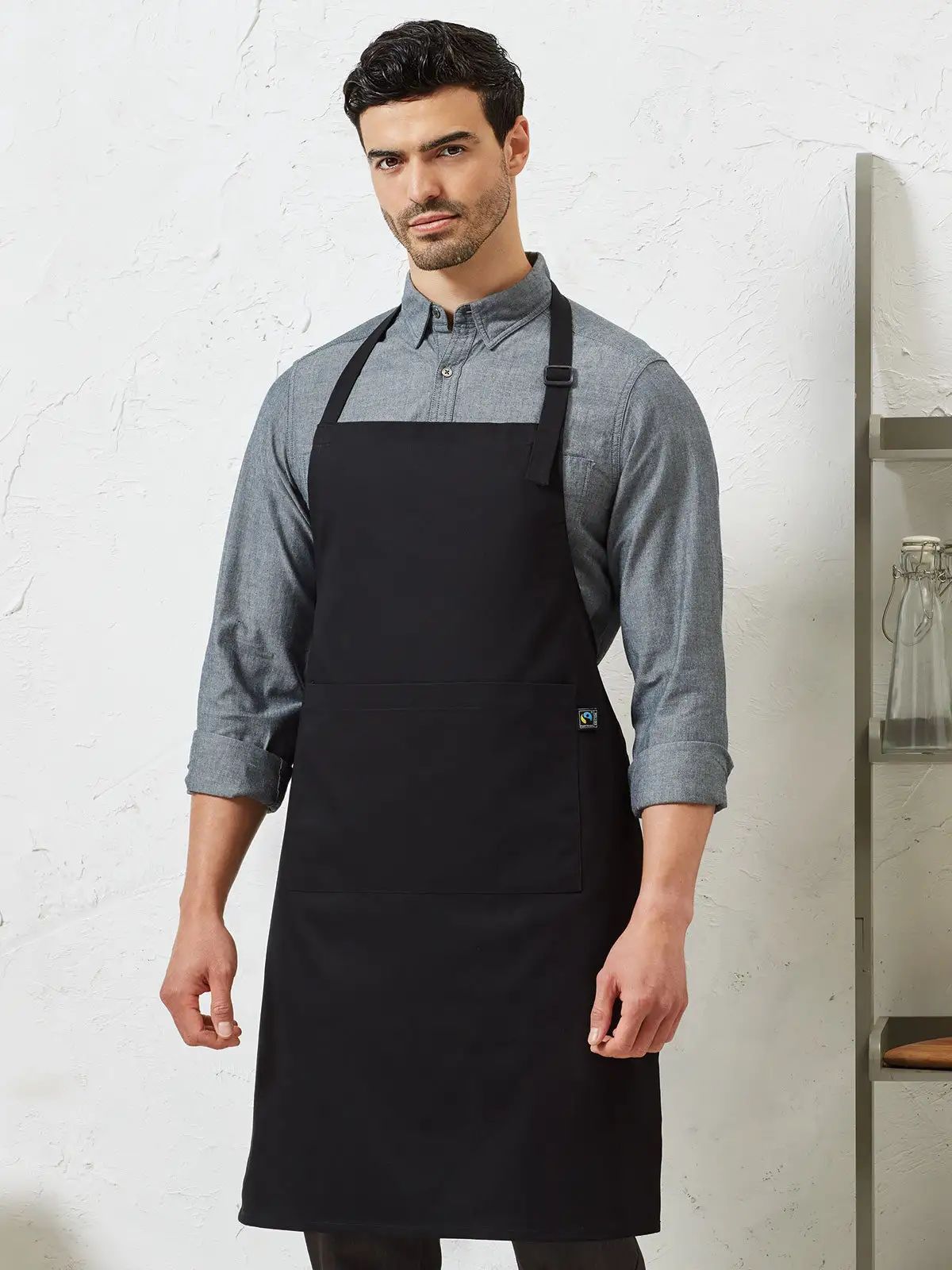  Fairtrade Bib Apron 100%C - Premier