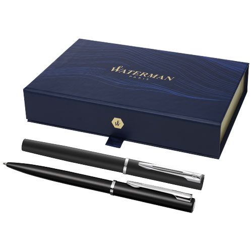 Waterman set penna a sfera e roller Allure (inchiostro nero)