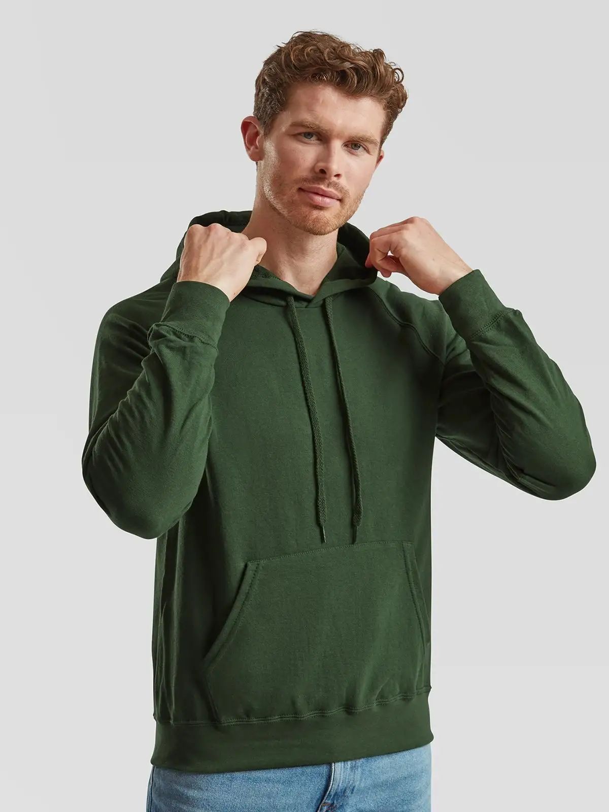 Lightweight Hooded Sweat - Fruit of the Loom