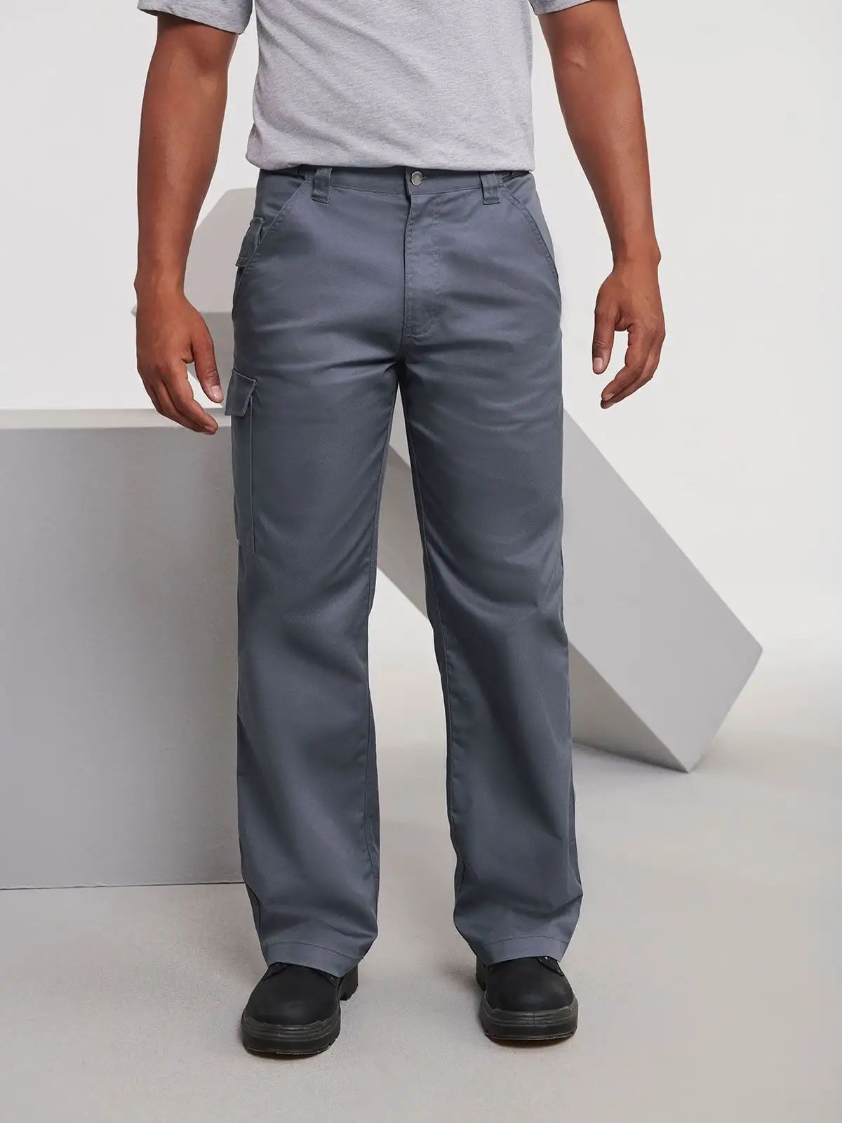 Adults' Polycotton Twill Trousers - Russell