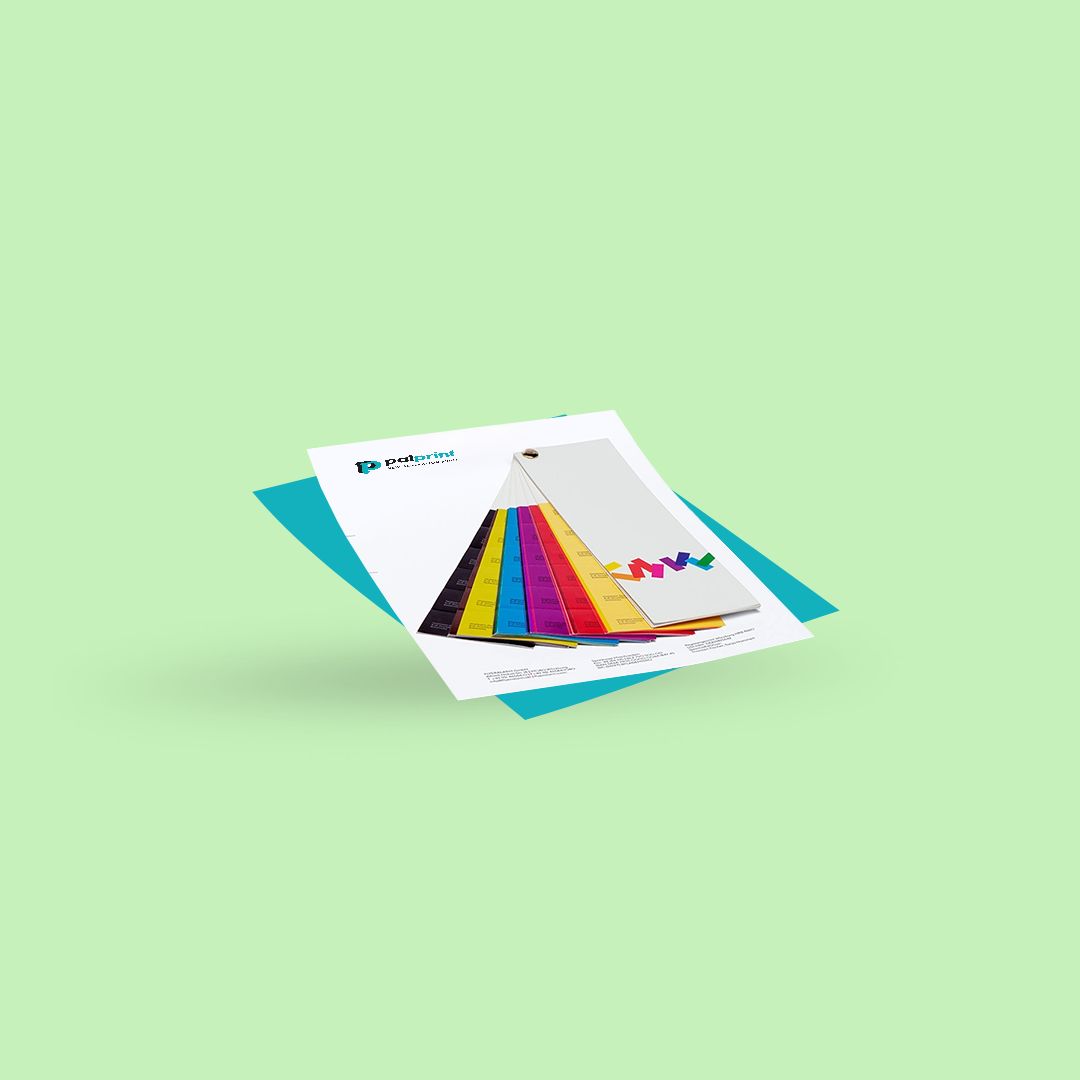 Carta intestata con colori speciali