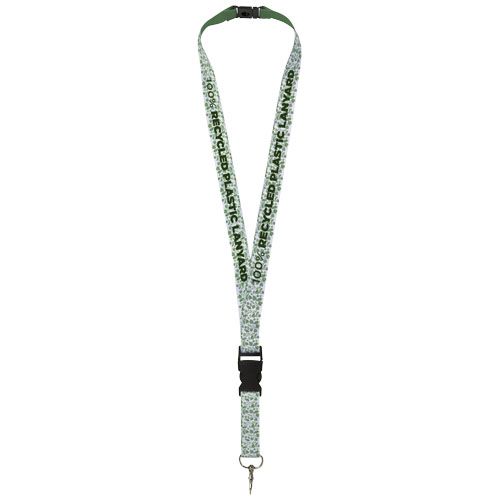 Lanyard Balta in PET riciclato con sgancio di sicurezza e fibbia