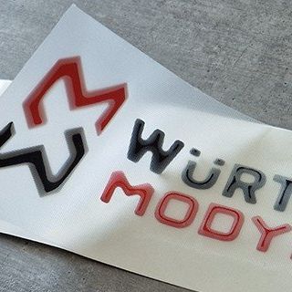 Personalised letter resin stickers