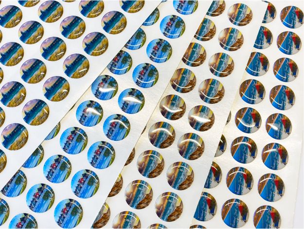 Pegatinas gota de resina multi-sujeto