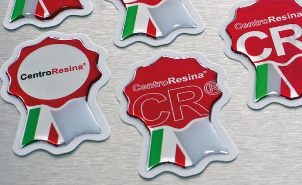 Pegatinas gota de resina de suministro único