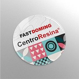 Pegatinas gota de resina Fast Doming