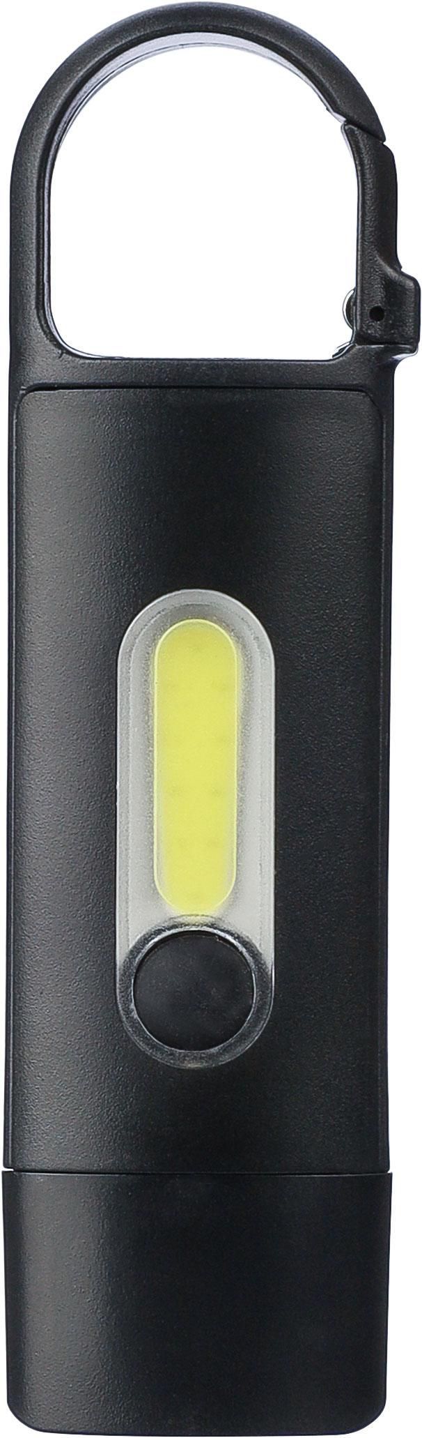 Mini torcia in ABS riciclato con batteria ricaricabile Zai